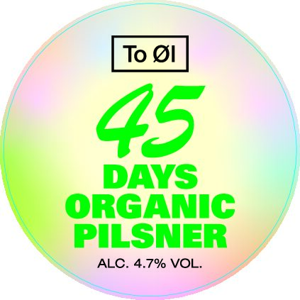 45 Days Organic Pilsner – To Øl